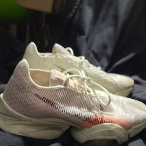 Nike White and Pink Sneakers